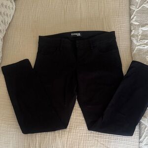 Express Jet Black Denim Pants